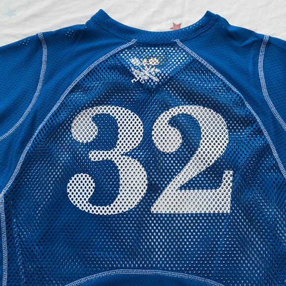 AIME LEON DORE Blue 32 Hollow Mesh Sweatshirt - Picture 7 of 10